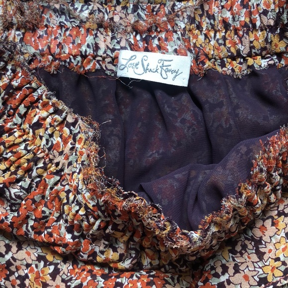 LoveShackFancy Tiered Silk Skirt - Picture 3 of 5